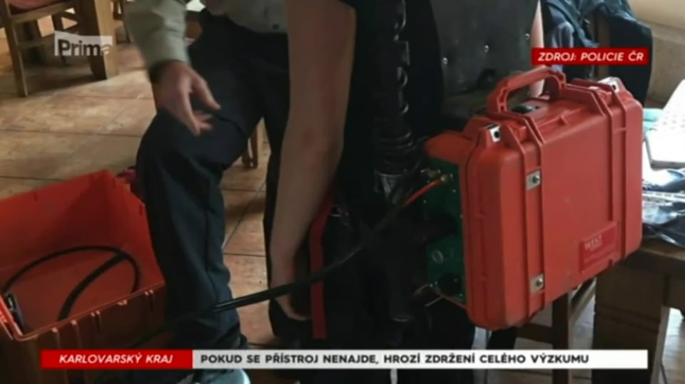 24. 9. 2017 KRIMI: POKUD SE PŘÍSTROJ NENAJDE, HROZÍ ZDRŽENÍ CELÉHO VÝZKUMU